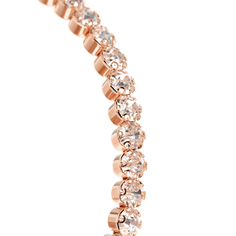 Колье Кристальный Чокер – Розовое золото