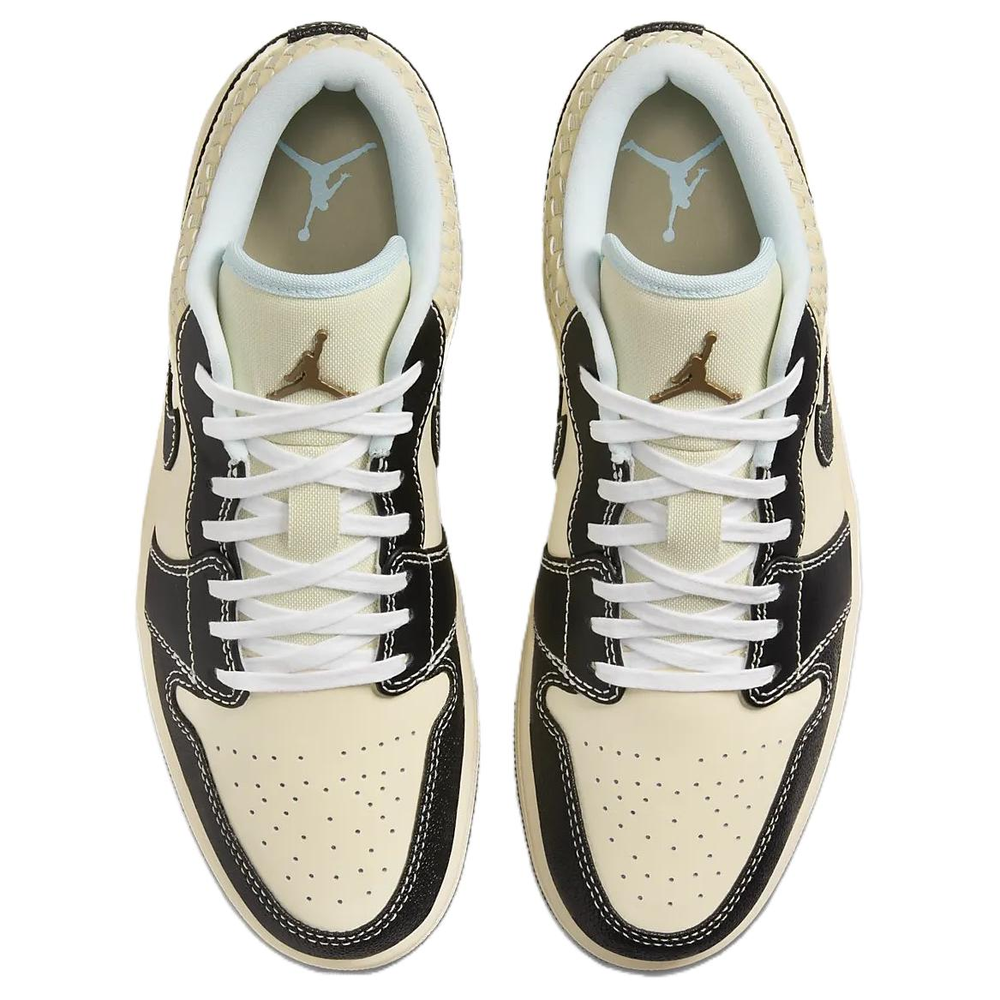HQ3437-101 Кроссовки Air Jordan 1 Low SE "Coconut Milk Black"