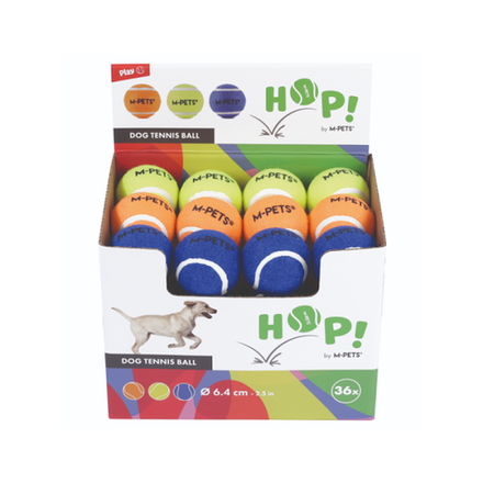 Игрушка для собак HOP теннисный мяч цвета в ассорт. 6,4 см  Mpets 10671099