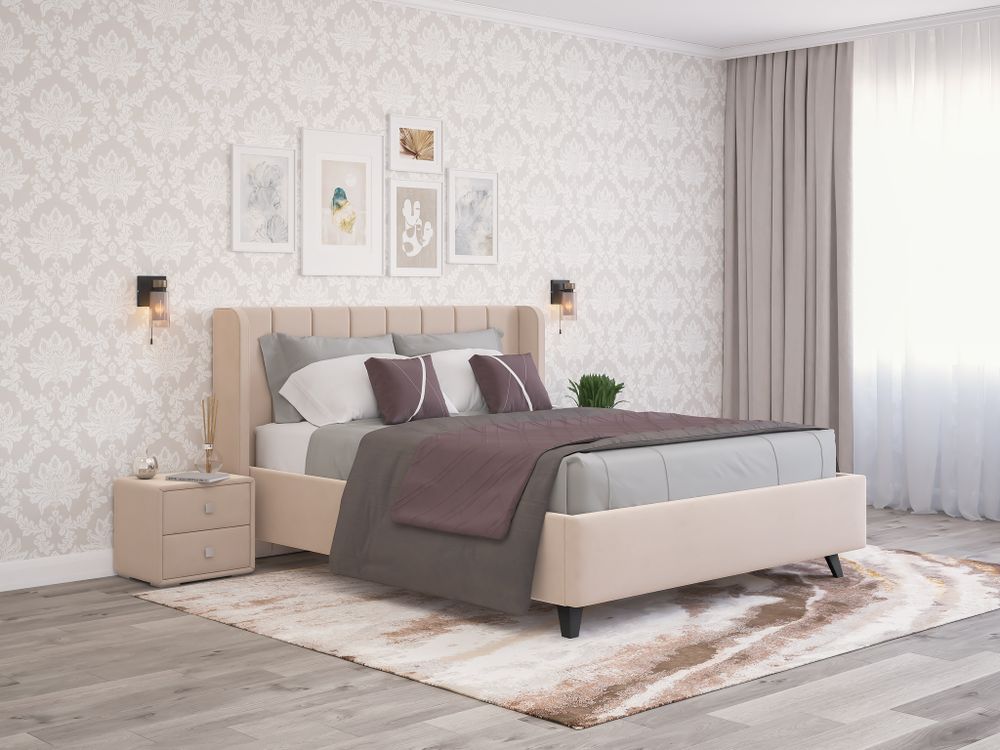 Кровать Виола с орт.осн. и ПМ, Мелодия сна, г. Пенза