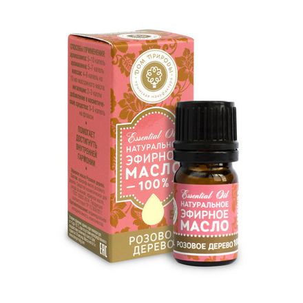 Эфирное масло Розового дерева, 5 мл (3,55 б)
