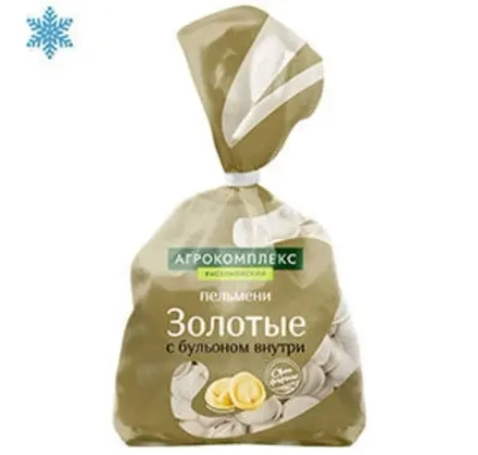 Пельмени Золотые 800 гр Агрокомплекс