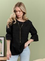 Блузка Милица-1 Виотекс ЧЕРНЫЙ -7