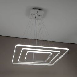 Citilux Неон Смарт CL731AK110E Умная подвесная люстра Белая