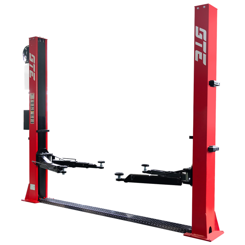 Подъемник электрогидравлический 4т 110-1900мм 2-х стоечный 380В ниж.синхрон. (электр.спуск) GTE