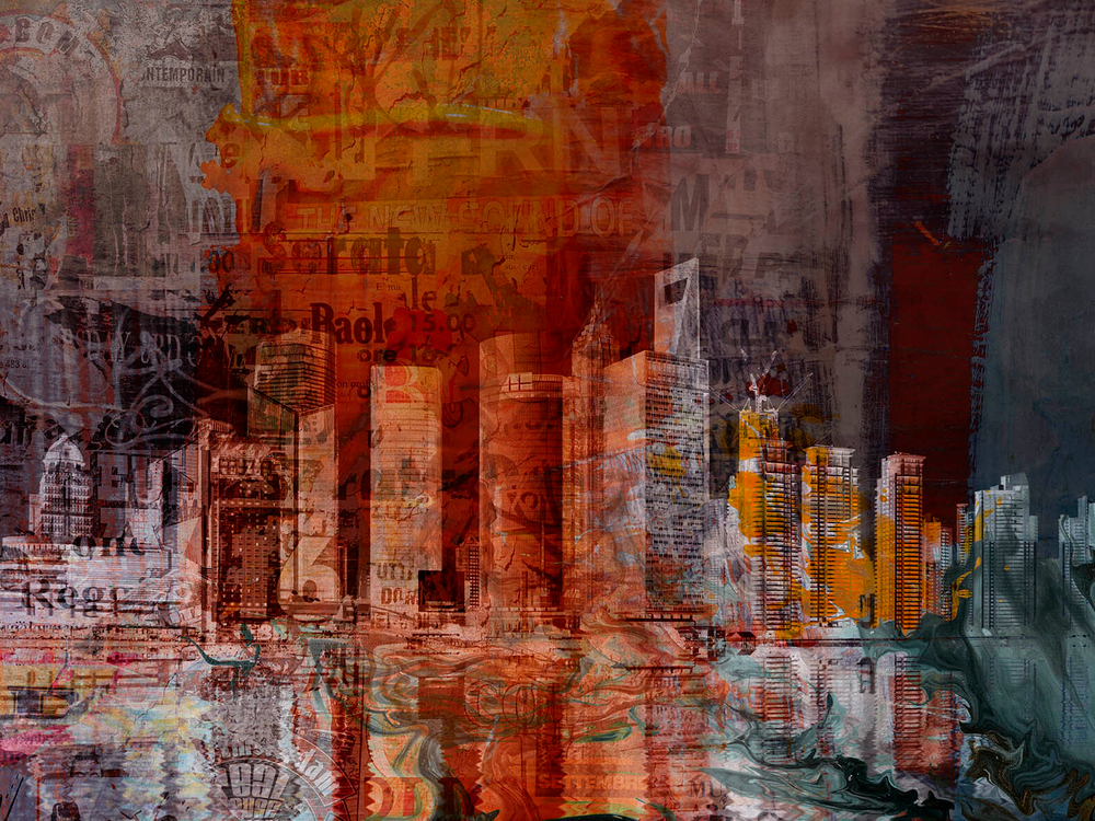 Дизайнерские обои Wall Street GRUNGE