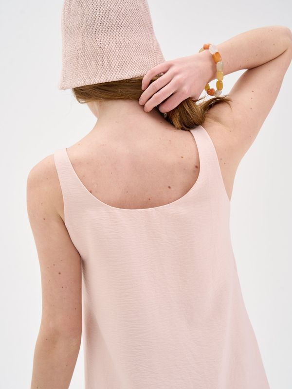 Платье из жатого хлопка 