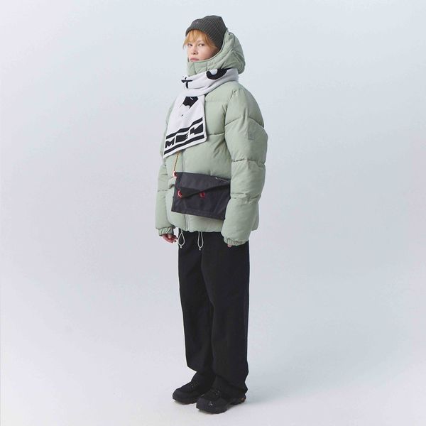 Пуховик FW24 Puffer Basic Green Slate светло-серый - фото 3