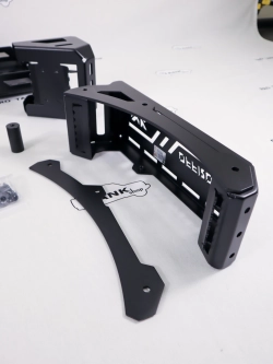 Площадка на 5-ое колесо MEIKA (AK1) с лесенкой MEIKA (AK11) и боковым креплением MEIKA(AK12)