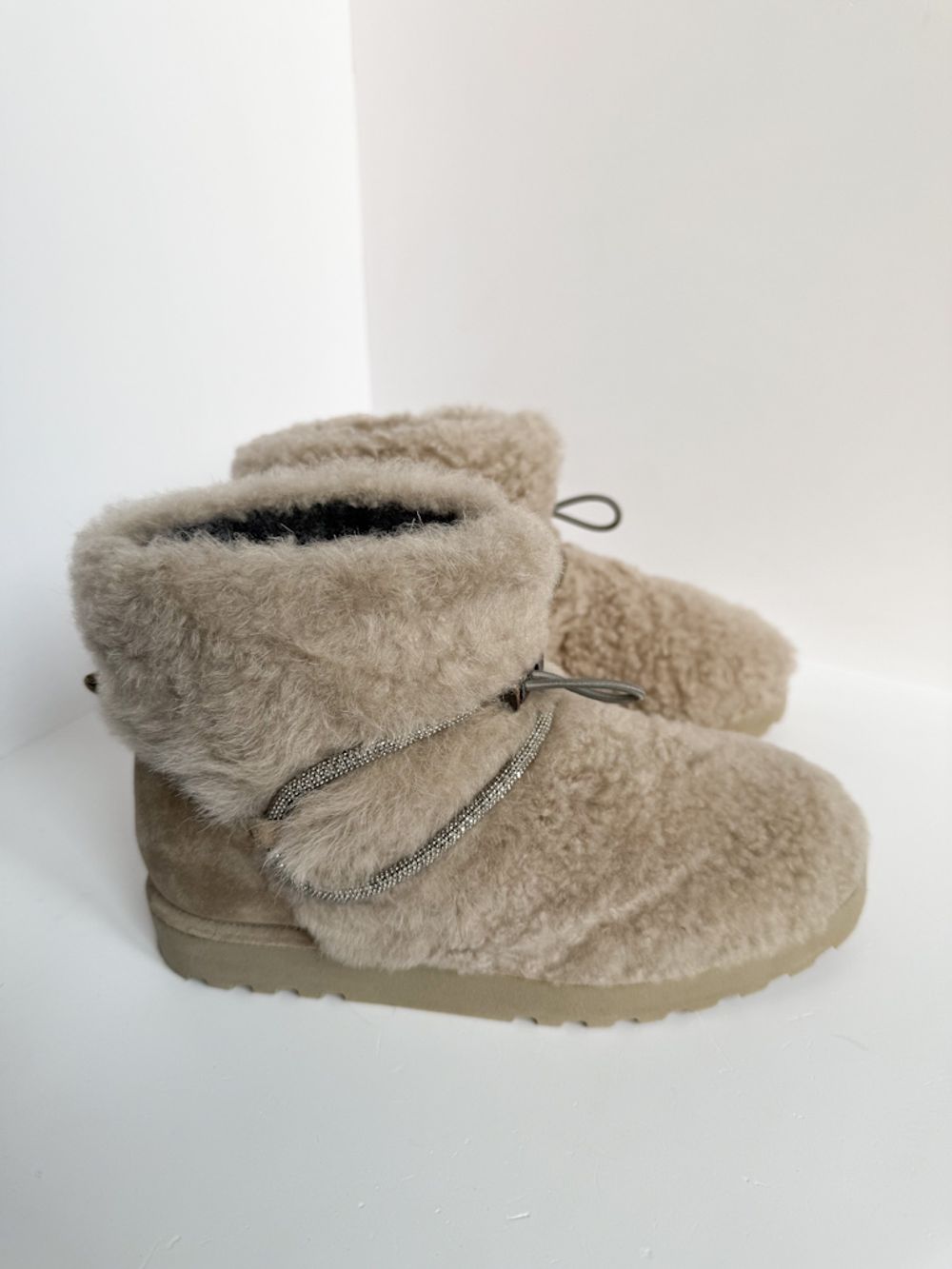 Комбинированные ботинки Brunello Cucinelli, 33