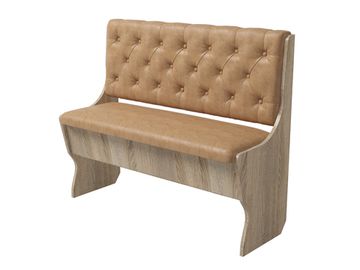 Диван bravo "Оливьер" (Дуб сонома/Кожзам Mango 5 sand (Bt)) -G/Л3