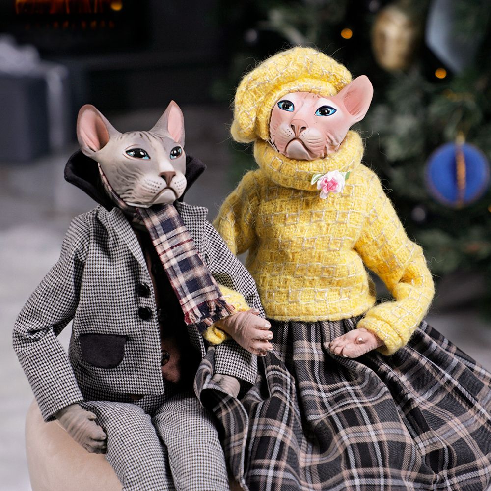 Кукла коллекционная Кошка Мари