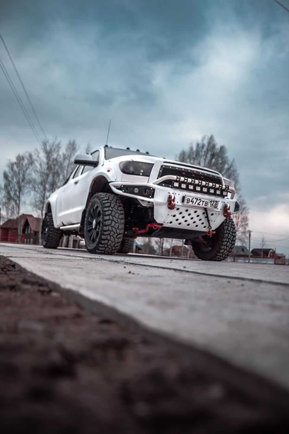 Бампер силовой передний BMS ALFA для Тойота Тундра 2007-2013