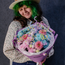 106. Дофаминовый букет в пастельных оттенках