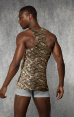 Мужская борцовка камуфляжной расцветки Doreanse Camouflage (Размер: XL) (Цвет: зеленый камуфляж)