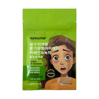 Патчи тканевые против отеков Ayoume Queen Of Mistakes Reducing Puffines eyepatch 20 мл*30 шт