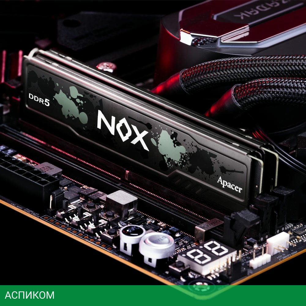 Оперативная память Apacer NOX 2х32GB DDR5 (AH5U64G60C622MBAA-2)