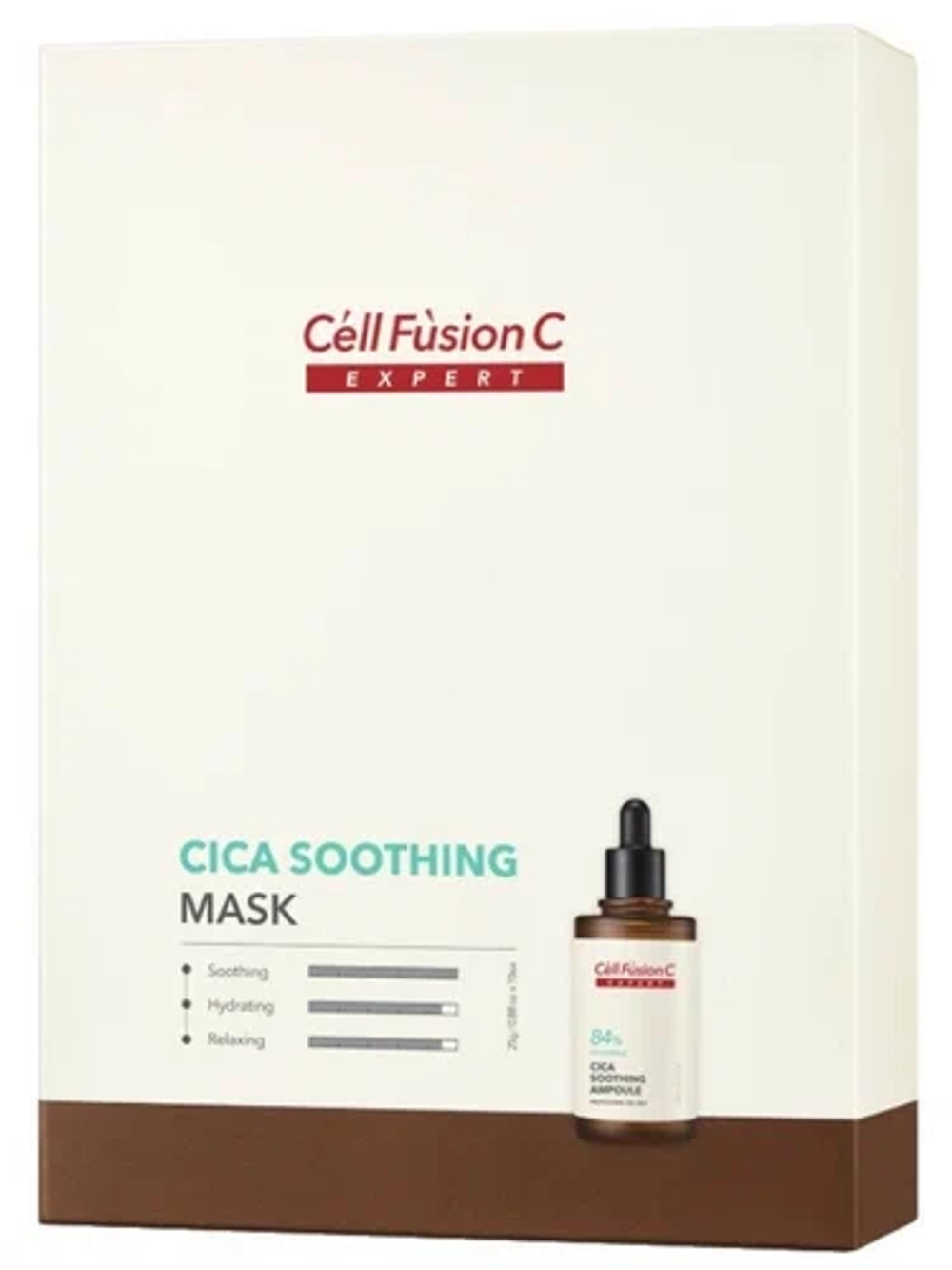 Cica Soothing Mask | Маска восстанавливающая успокаивающая, 1 упаковка = 10 шт.
