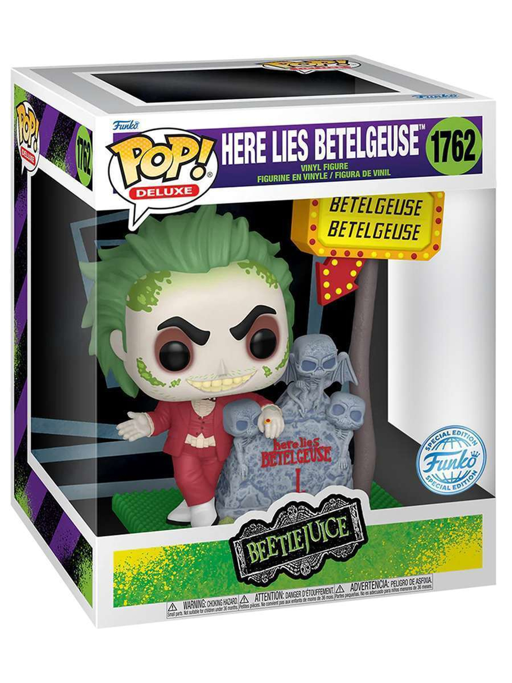 Фигурка Funko POP! Deluxe Beetlejuice Here Lies Betelguise (Exc) (1762) 84529