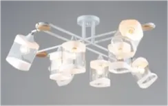 5079/8 WT+WOOD (2) Люстра (RL)