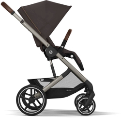 Cybex Детская коляска Balios S Lux BLK 2 в 1 цвет Chocolate Brown