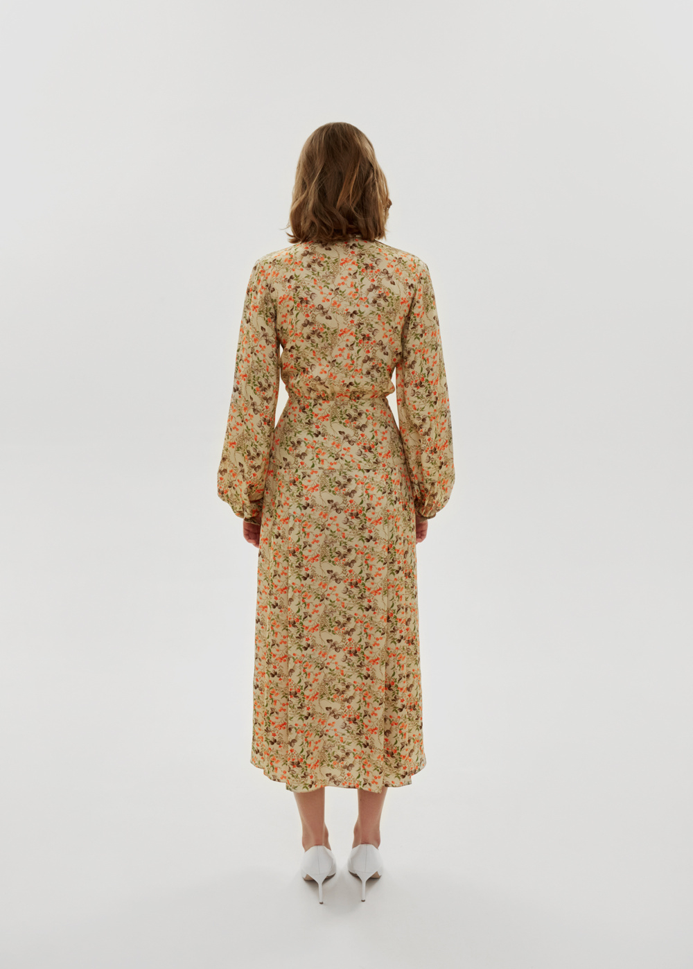 Платье, бежевый