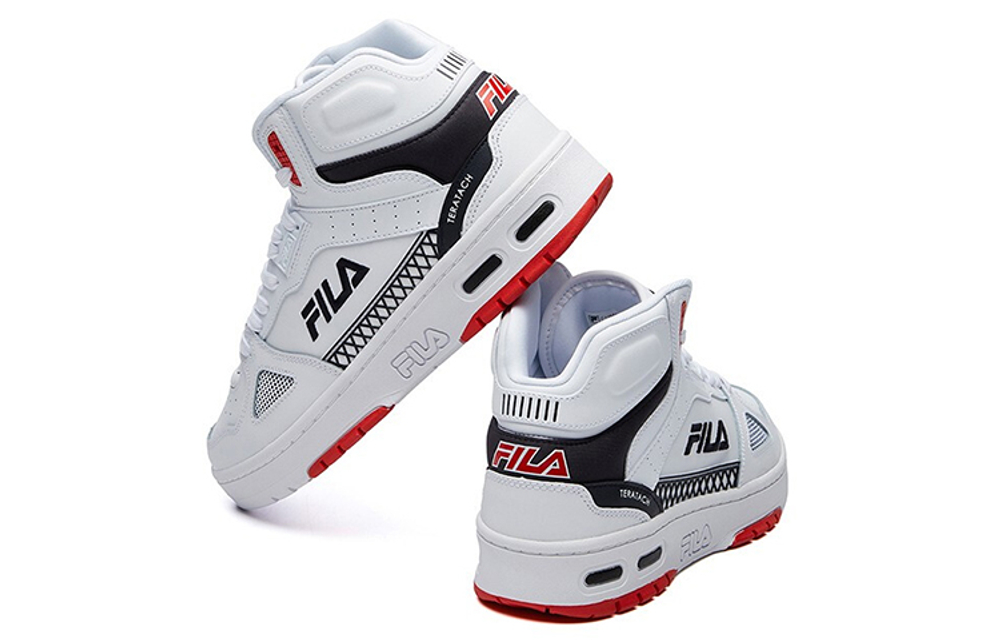 FILA Teratach Mid Top White/Red/Black