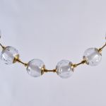 Подвесной светильник OD2437A-16 brass/clear