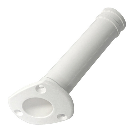 Держатель спиннинга врезной 215х40 мм, белый пластик