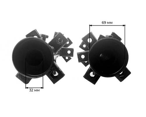 Полуось почвофрезы (12 ножей) L-505 мм (пара)