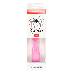I Love My Hair Щётка "Spider Classic" 1502 L, глянцевая розовая