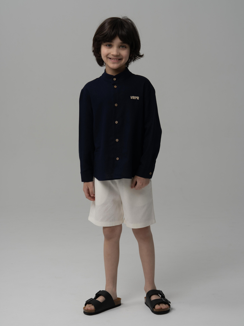 Рубашка льняная с рукавом