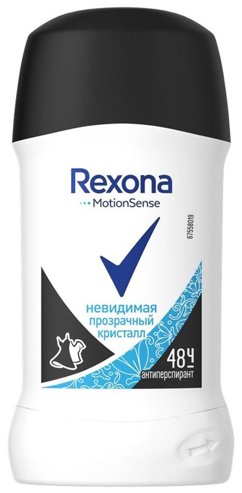 Rexona дезодорант-стик women Невидимая Прозрачный Кристалл 40 мл