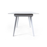 Стол раскладной Buren (140+30+30) керамика светлая