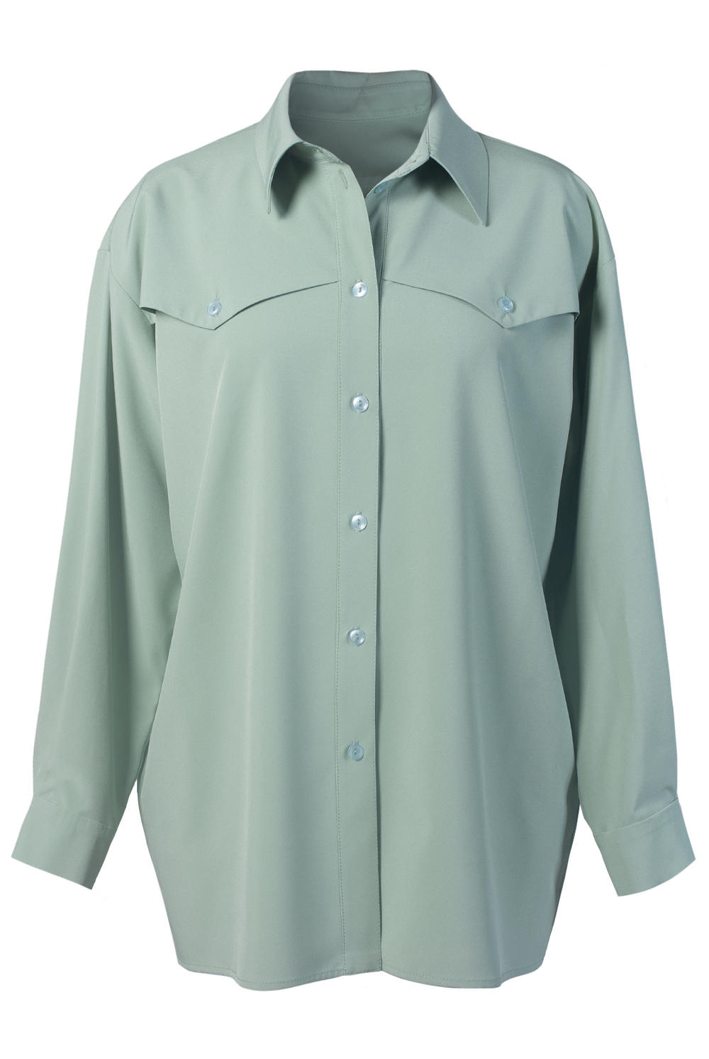 Блузка женская 4122зп, шалфей #86Ш094122зп