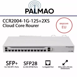 Маршрутизатор MikroTik CCR2004-1G-12S+2XS 12хSFP+ 2хSFP28 GbLAN