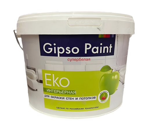 КРАСКА ИНТЕРЬЕРНАЯ ГИПСО ЭКО 10КГ