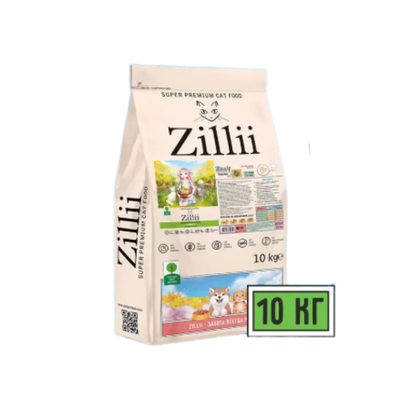 Корм для ZILLII (Зилли) Cat Sensitive Digestion 10кг индейка сухой для кошек с чувствительным пищеварением
