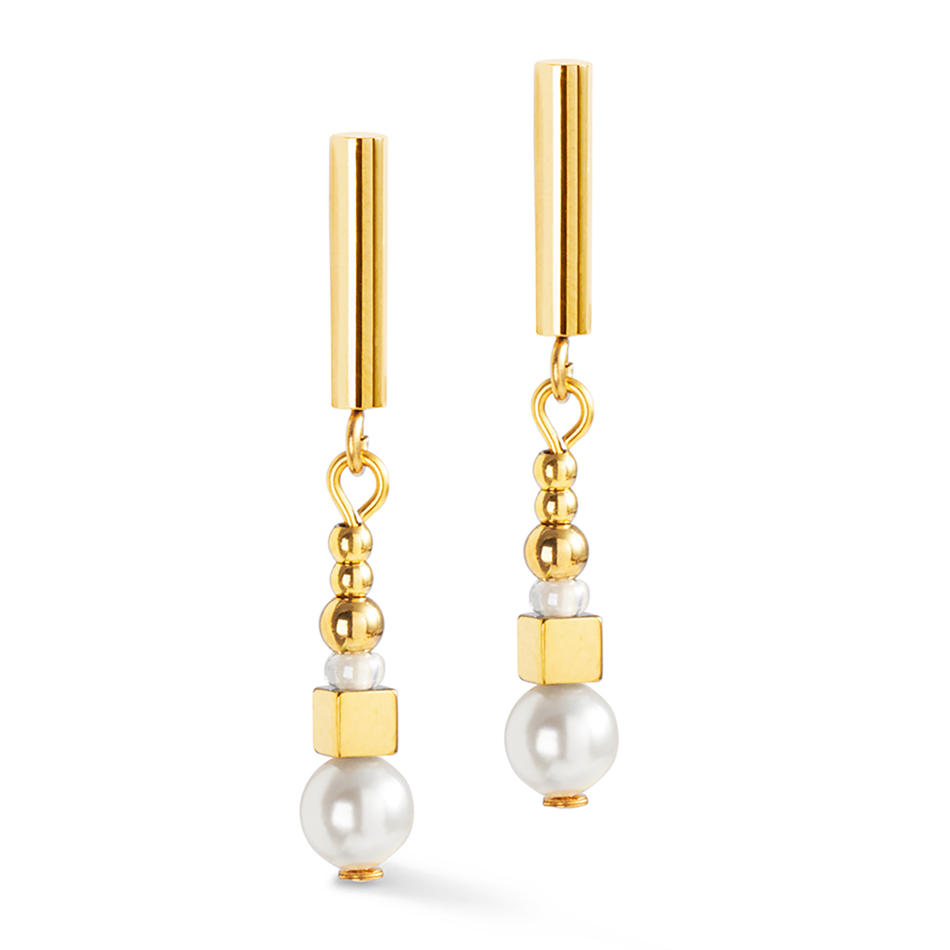 Серьги Coeur de Lion White-Gold 4312/21-1416