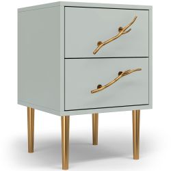 Тумба Арт Колор matte Стайл Голд Серый дым матовый