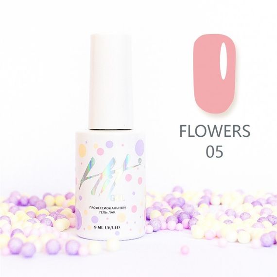 Гель-лак ТМ &quot;HIT gel&quot; Flowers №05, 9 мл