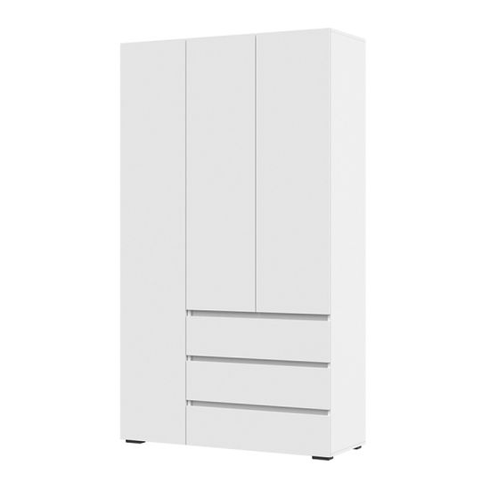 ХЕЛЕН ШК 06 Шкаф трехстворчатыйФасад БЕЛЫЙ/Корпус БЕЛЫЙ