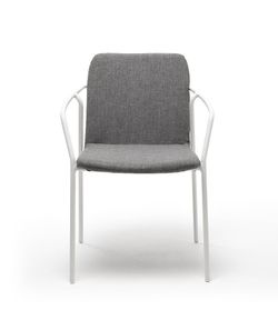 "Марокко" стул из текстилена nanotex, алюминиевый каркас, цвет серый