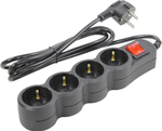 Сетевой фильтр 5bites &lt;SP4B-118&gt; Black &lt;1.8м&gt; ( 4 розетки )