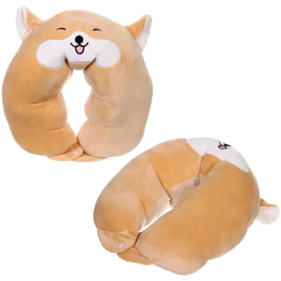 Подушка дорожная «TRIP - Cutie», корги, цвет коричневый