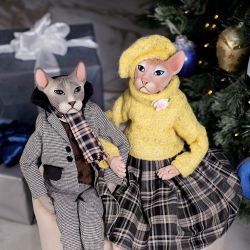 Кукла коллекционная Кошка Мари