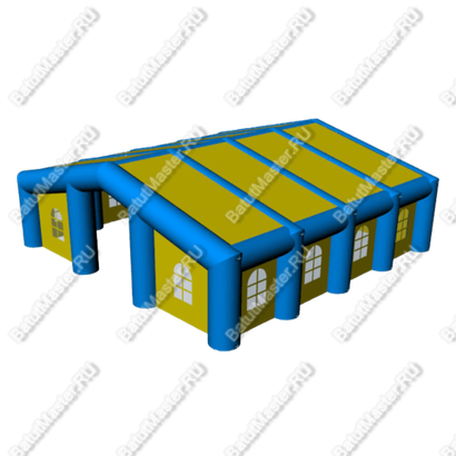 Надувной шатер "Сине-желтый" 8*8 м