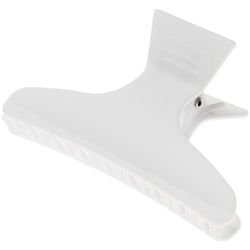 Зажим для волос Harizma “бабочка” белый, 12 штук (h10896-01)