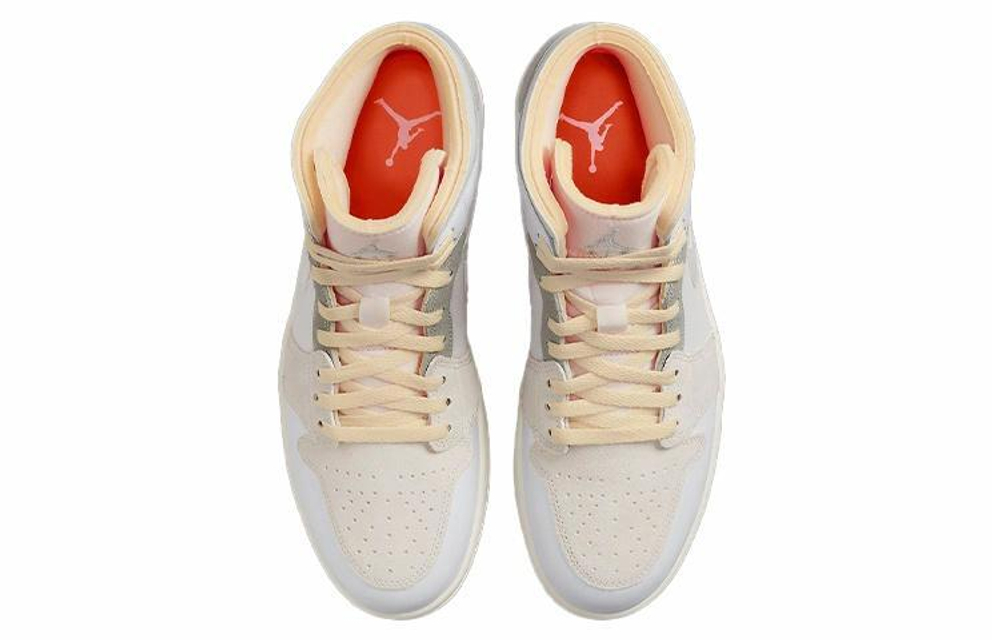 Кроссовки Jordan Air Jordan 1 Mid Se Craft "White And Phantom"