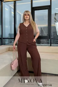 Костюм 1546-шоколадный Minova
